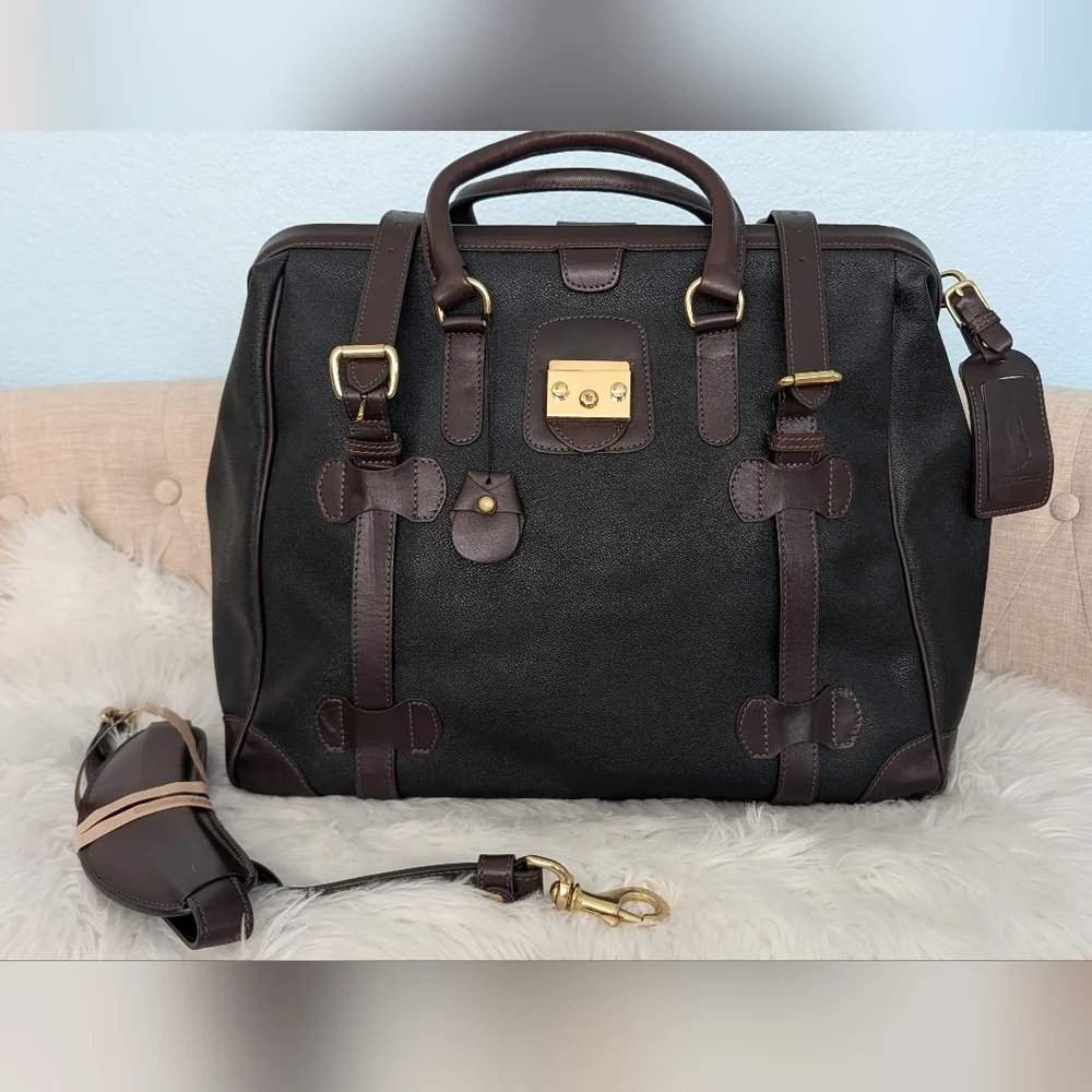 J PETERMAN  Leather, Canvas Gladstone Bag ,Weekend Bag & Safari Bag .Never Used